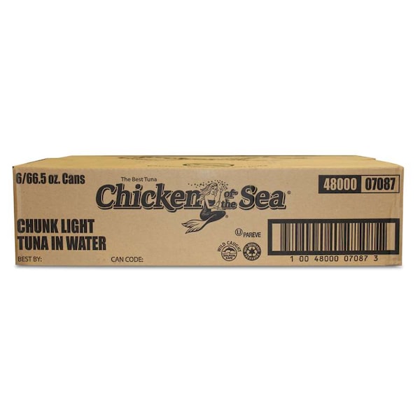 Chicken Of The Sea Imported Water Light Chunk Tuna 66.5 oz. Can, PK6 10048000070873 - main